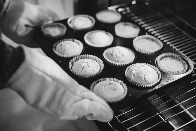 Freshly baked cupcakes